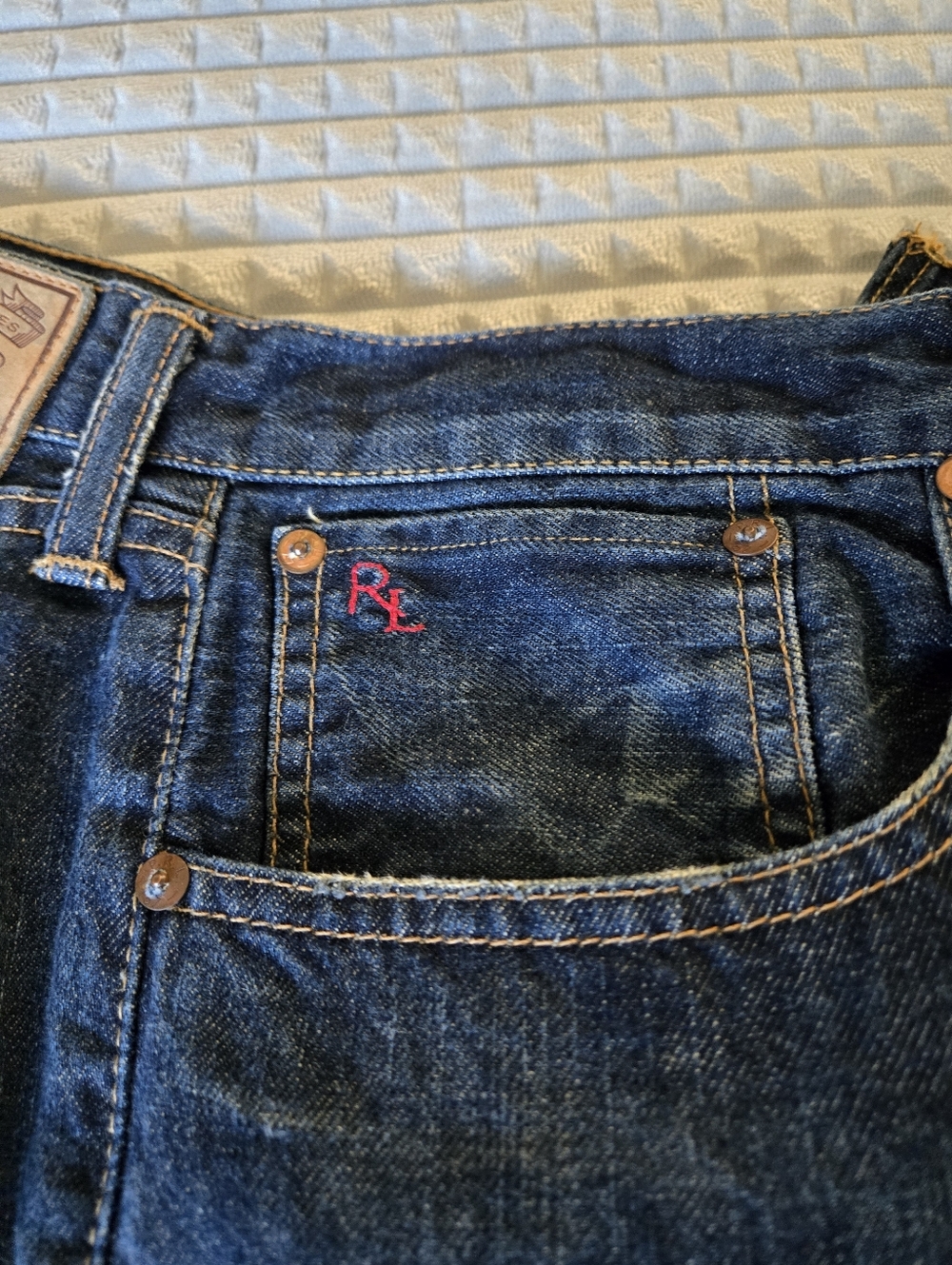 Polo by Ralph Lauren Indigo Relaxed Men’s Jeans - Picture 4 of 4